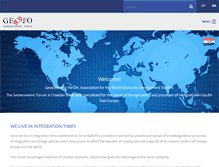 Tablet Screenshot of geoeconomic-forum.com